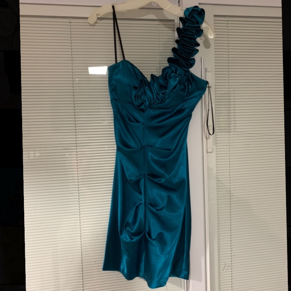 David’s Bridal bridesmaids cocktail dress